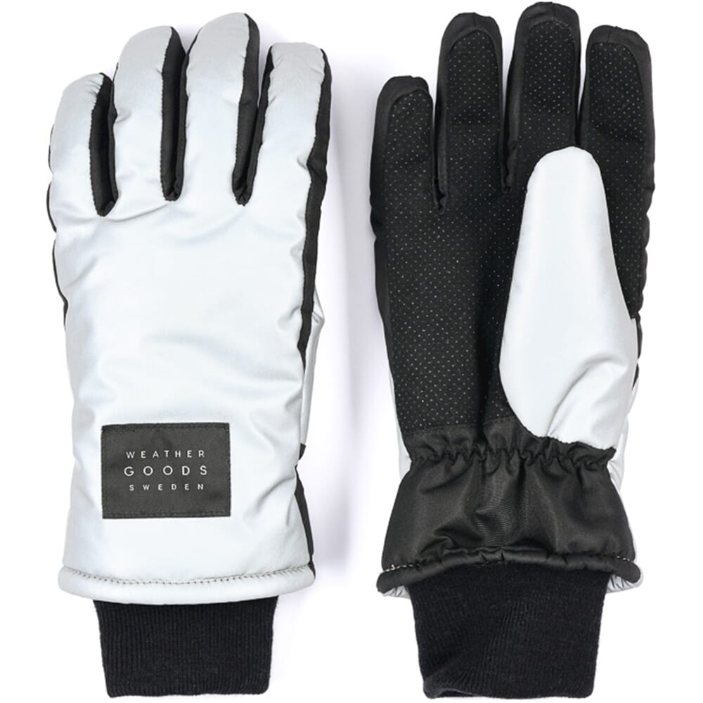Weathergoods Sweden Reflective Gloves Luna Silver S