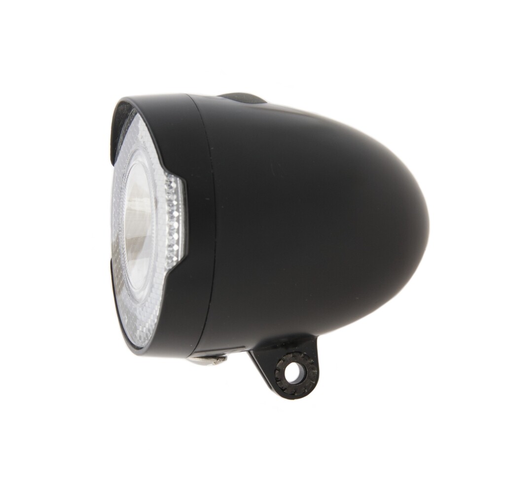 IKZI Light Headlight Retro JR Battery Black WP IKZI Light Headlight Retro JR Battery Black WP