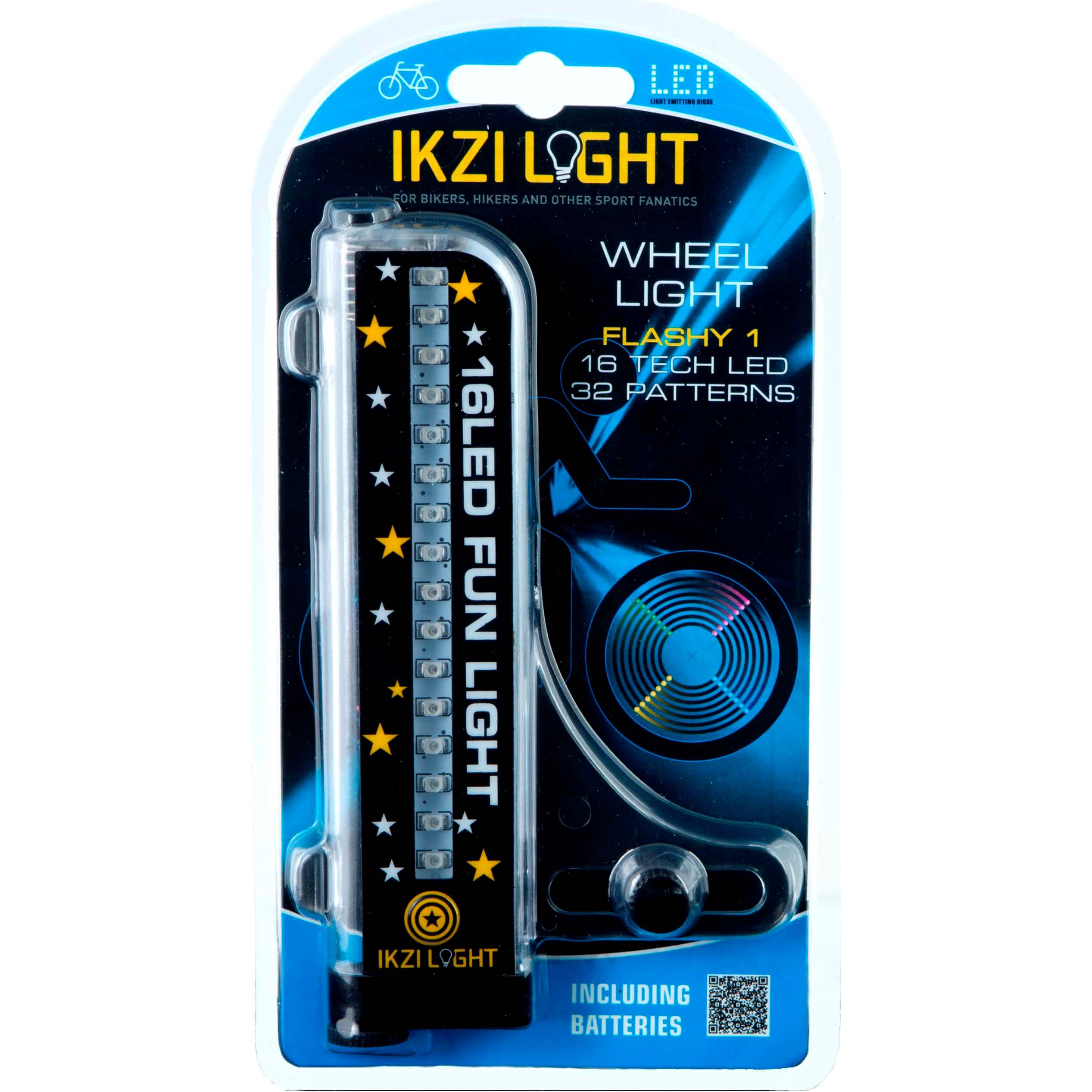 IKZI Light Spoke Light Flashy 16 LED Battery 32 Patterns