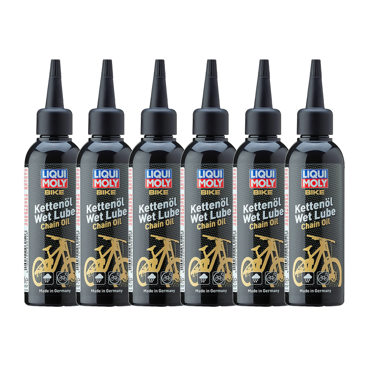 Bike Chain Oil Wet Lube, 100 ml, 6 flasker pr. kasse
