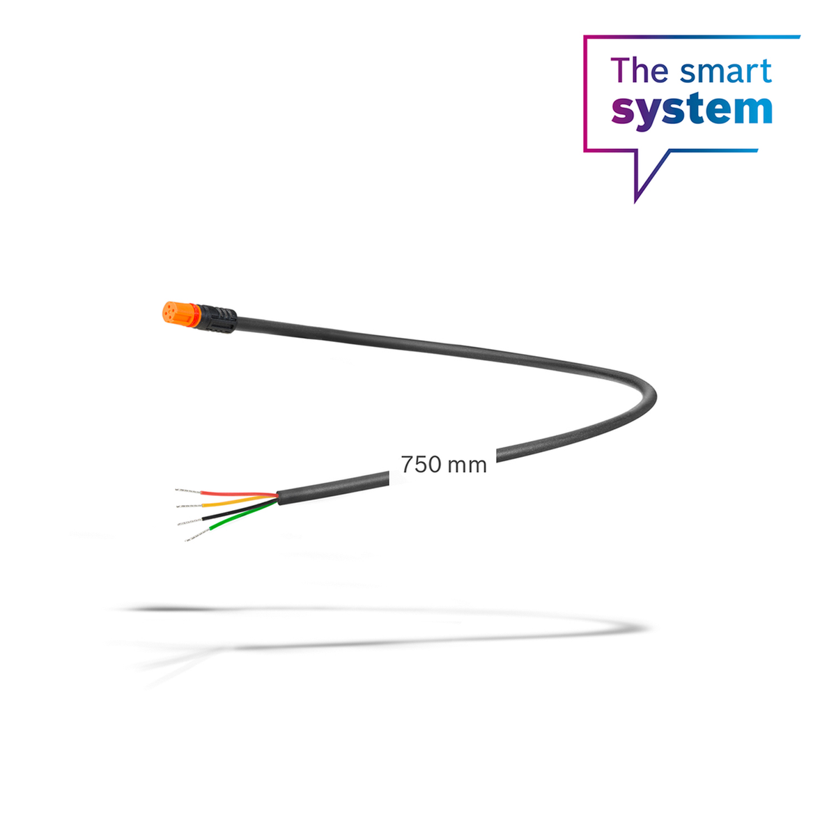 Strømkabel til tredjepartsapplikation + CAN, 750 mm (BCH3620_750)