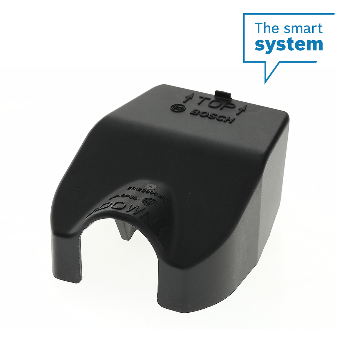 Dæksel kabelside, PowerTube (BBP38YY) horisontal, omvendt udløb nedad, drejelig