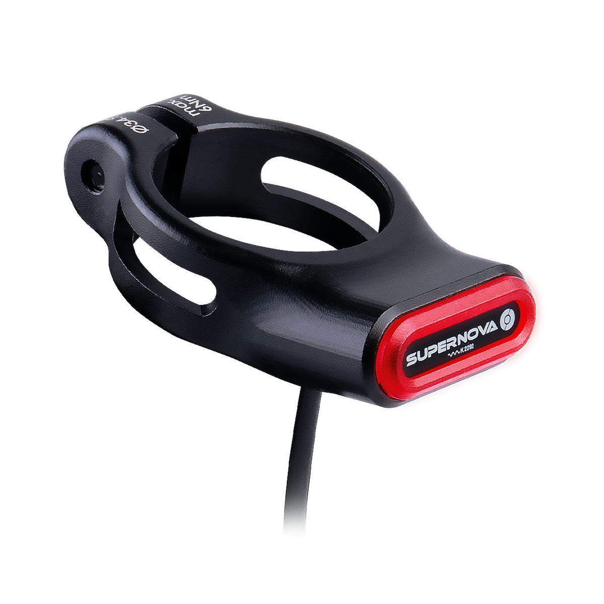 TL3 MINI SÆDEPINDSKLEMME Baglygte, sædepindmontering, 12V - 31,6 mm