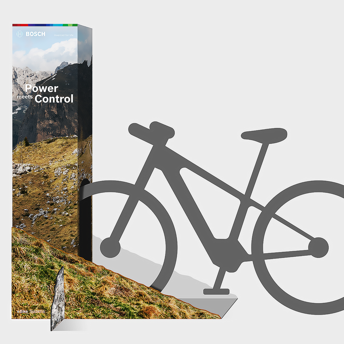 Bosch eBike CX cardboard display DK