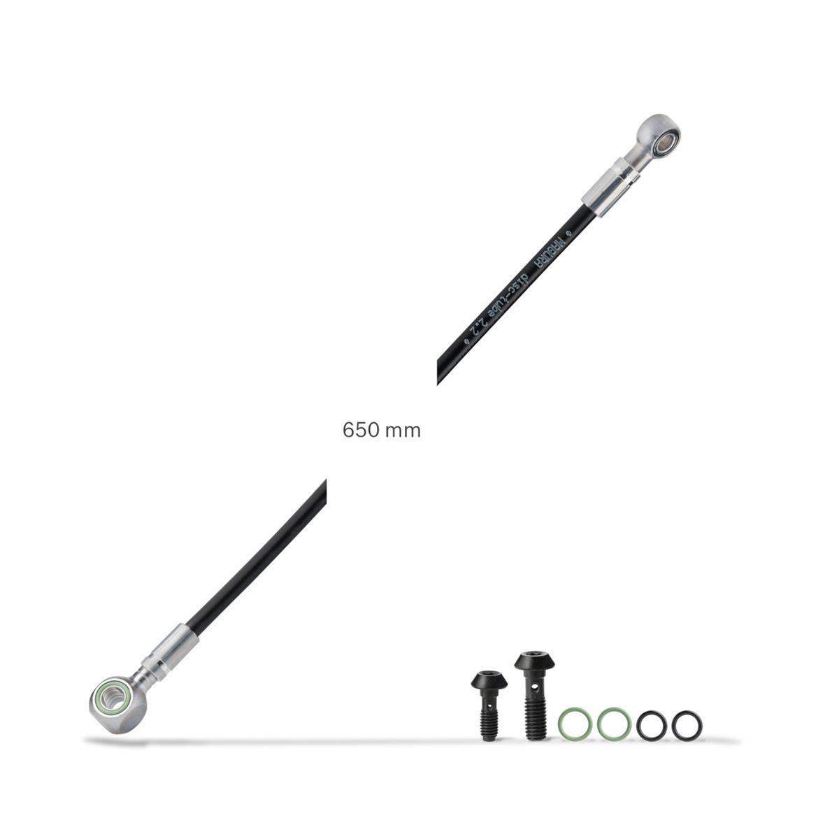 Skivebremseledning til Bosch ABS, for, fra kaliber til ABS-styreenhed, sort, 650 mm, inkl. tilbehør (PU = 1 stk)