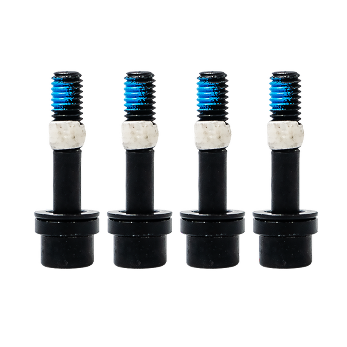 QM M6x30 screws with blue threadlocker (4 pieces)